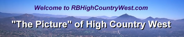 Welcome to RBHighCountryWest.com, The Picture of High Country West